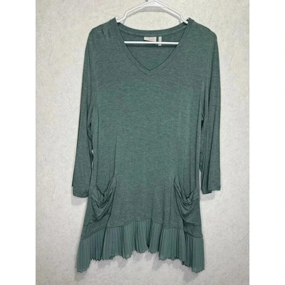 LOGO Lori Goldstein Flowy Tunic Blouse Top LARGE LOT OF 5 Lagenlook Boho Layer - Picture 7 of 16